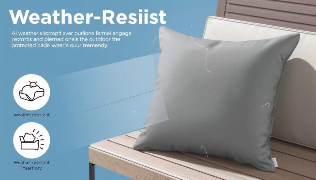 weather resistant pillow inserts