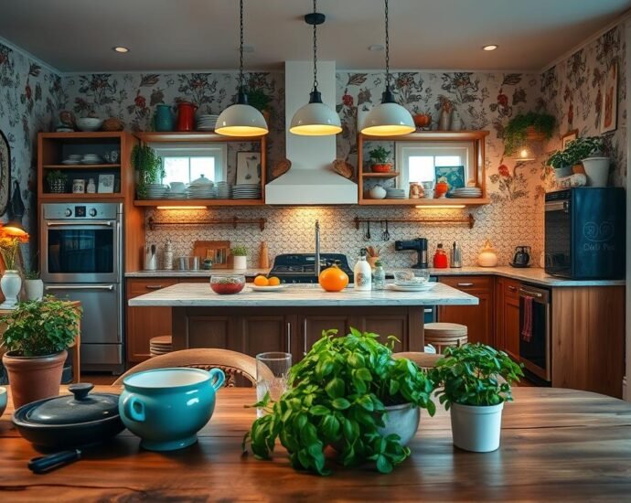 eclectic kitchen design