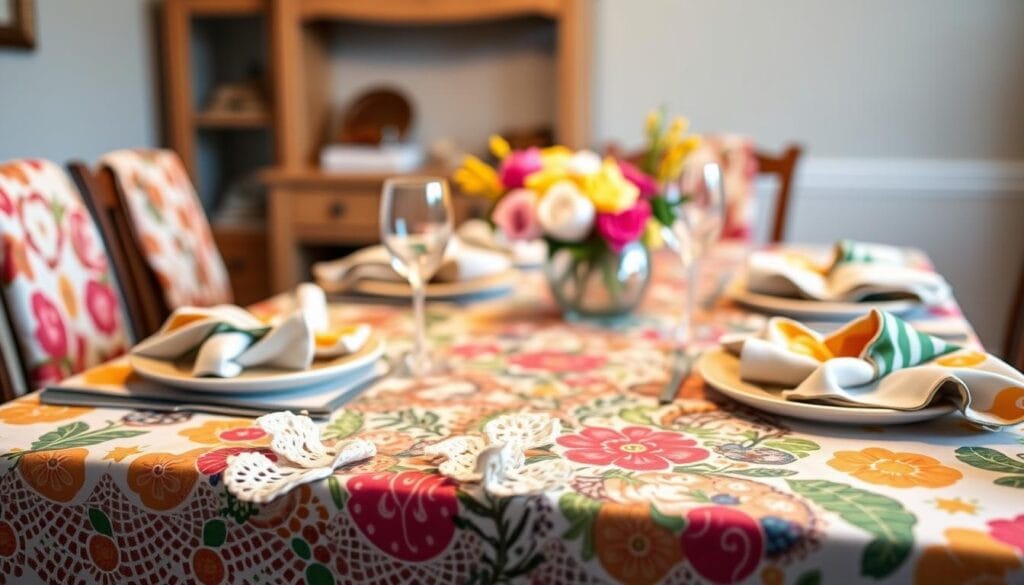 repurposed fabric table accessories