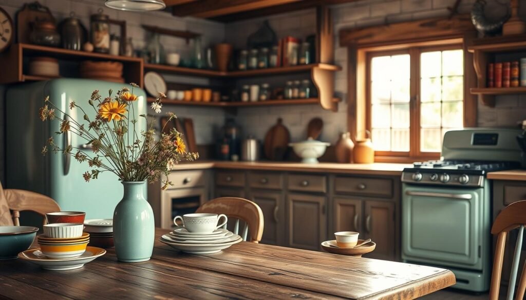 vintage kitchen elements