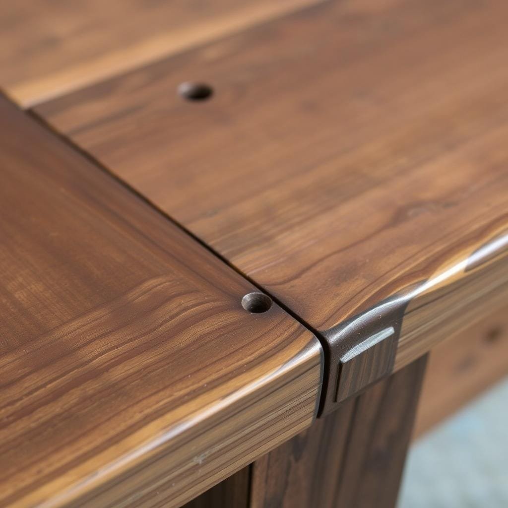 Aged wood furniture showcasing 2026 Home Interior Design Trends materials