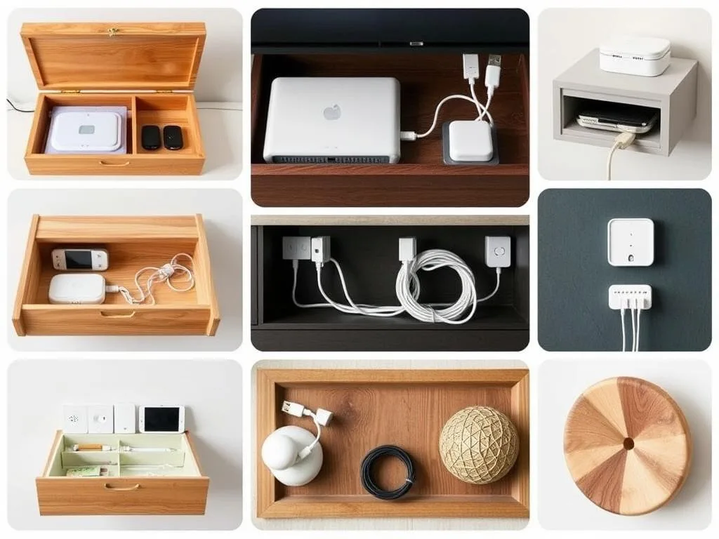 Creative cable management and hidden tech solutions for smart homes