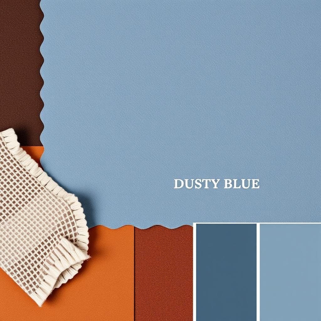 Dusty blue color swatch from 2026 Home Interior Design Trends