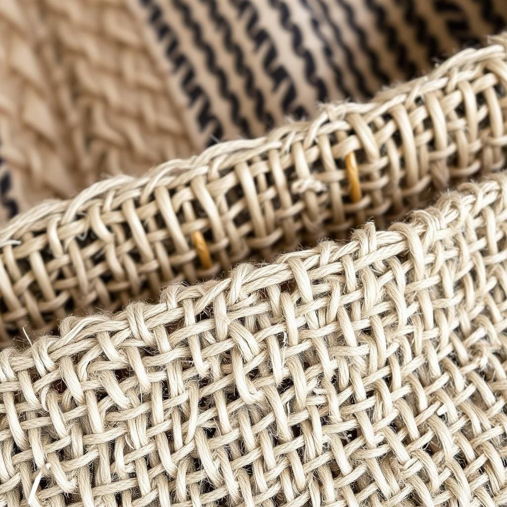 Handwoven textiles showcasing 2026 Home Interior Design Trends materials