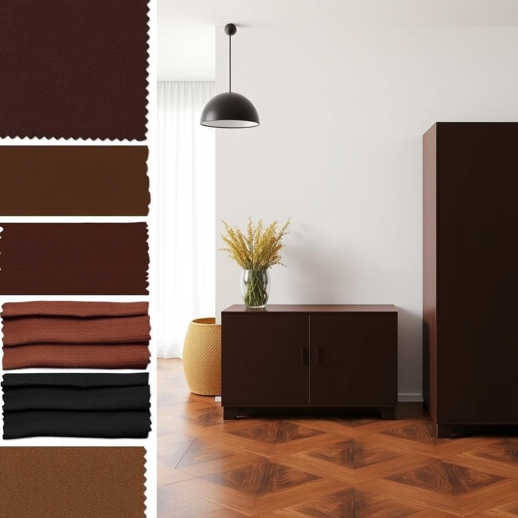 Rich browns color swatch from 2026 Home Interior Design Trends