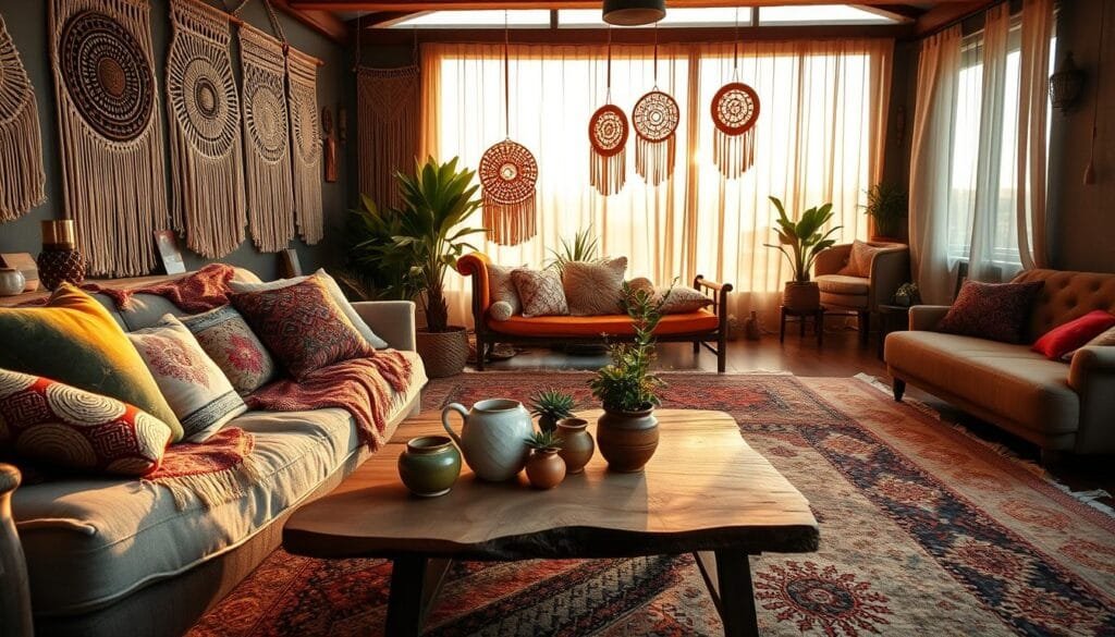 artistry craftsmanship boho living spaces
