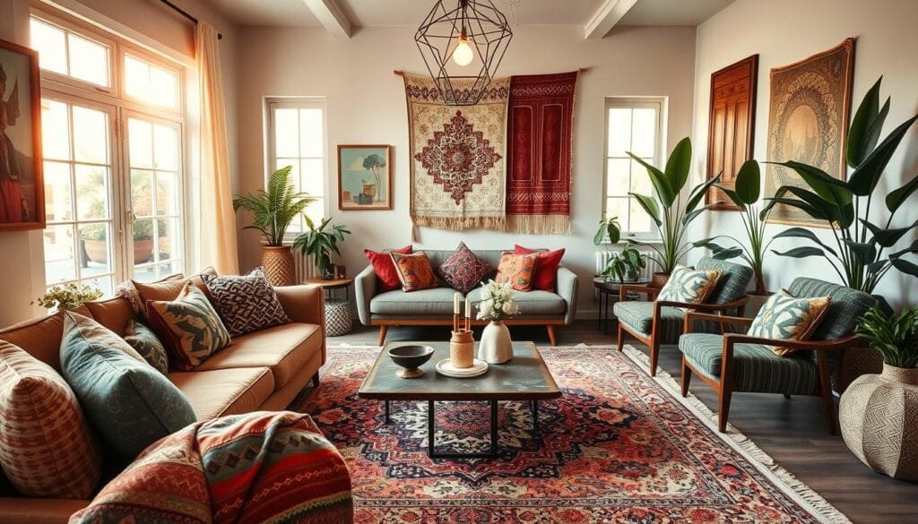 fusion bohemian retro neo deco styles