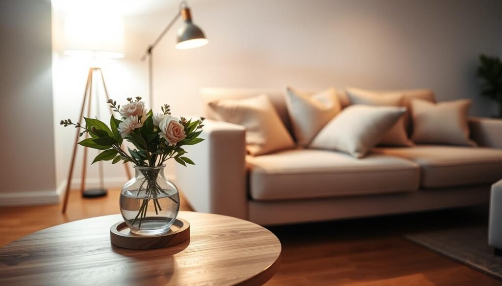 ambient lighting with table and floor lamps ambient lighting with table and floor lamps