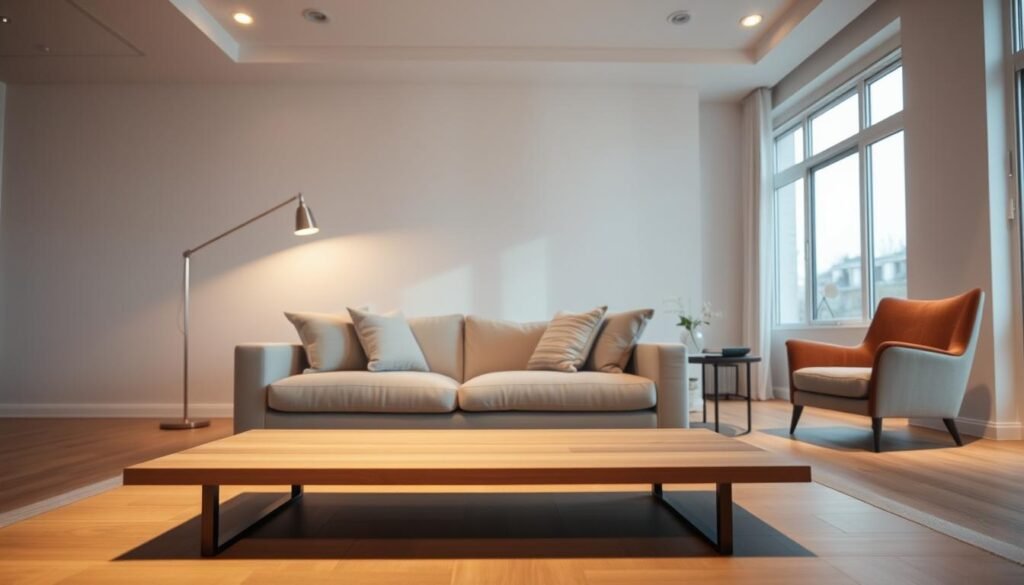 layered lighting design