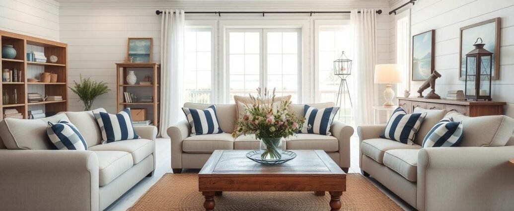 coastal farmhouse decor