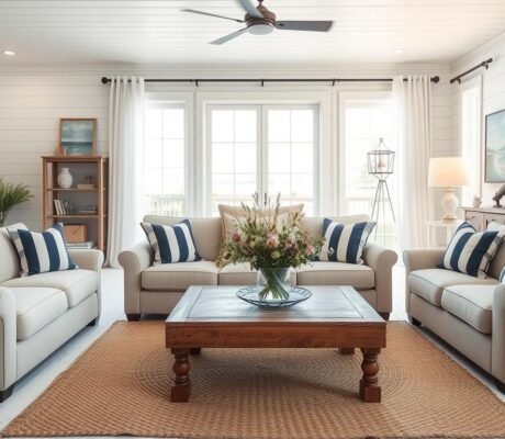 coastal farmhouse decor