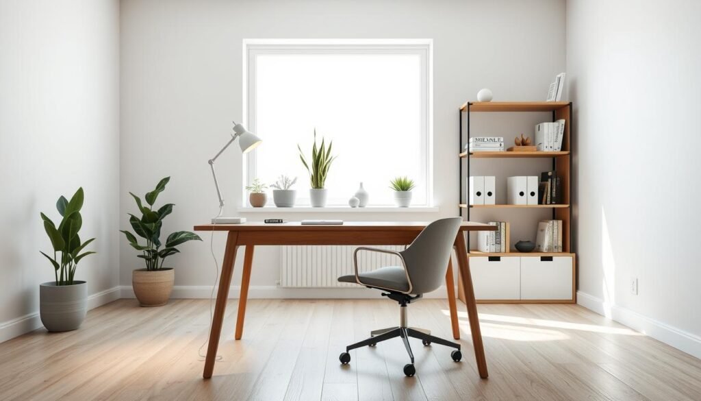 home office minimalist elements