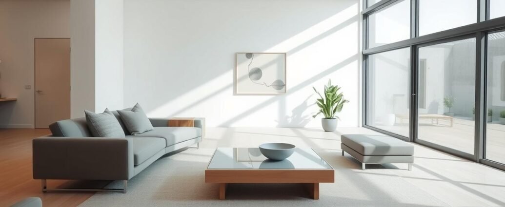 modern minimalist living room