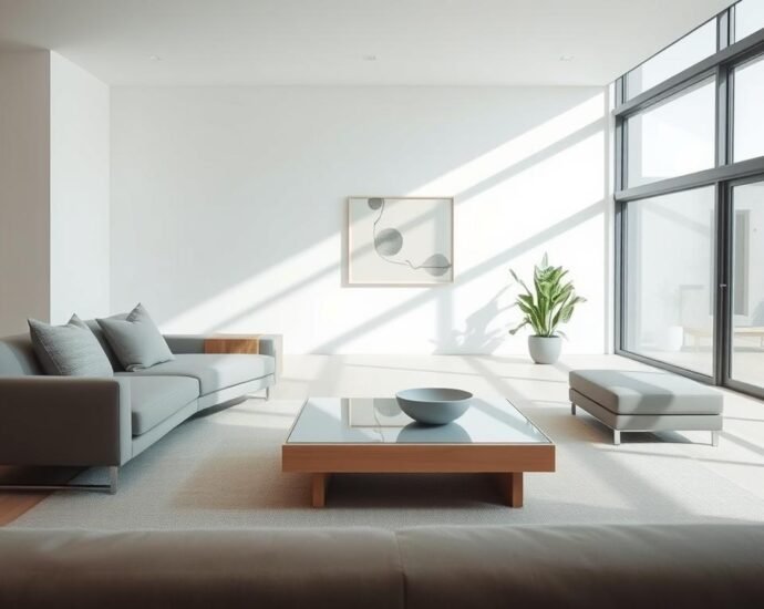 modern minimalist living room