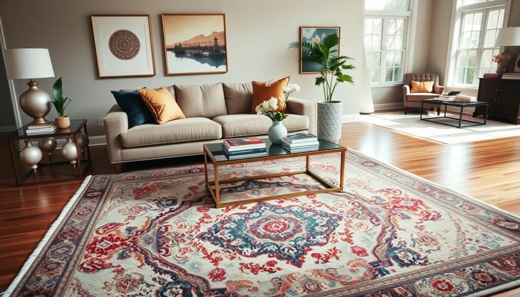 unique rug styling living room unique rug styling living room