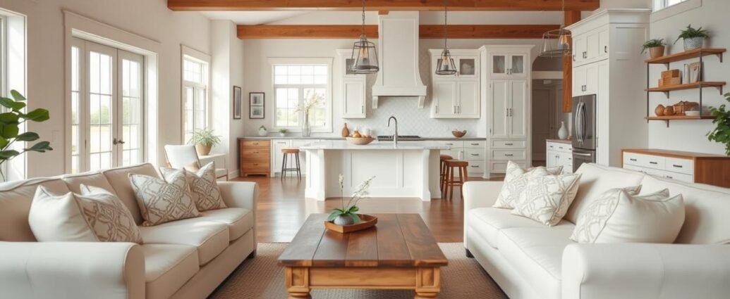 modern farmhouse interior