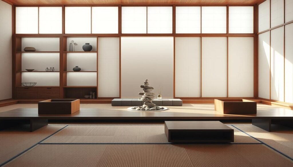 Japanese and Bauhaus design influences