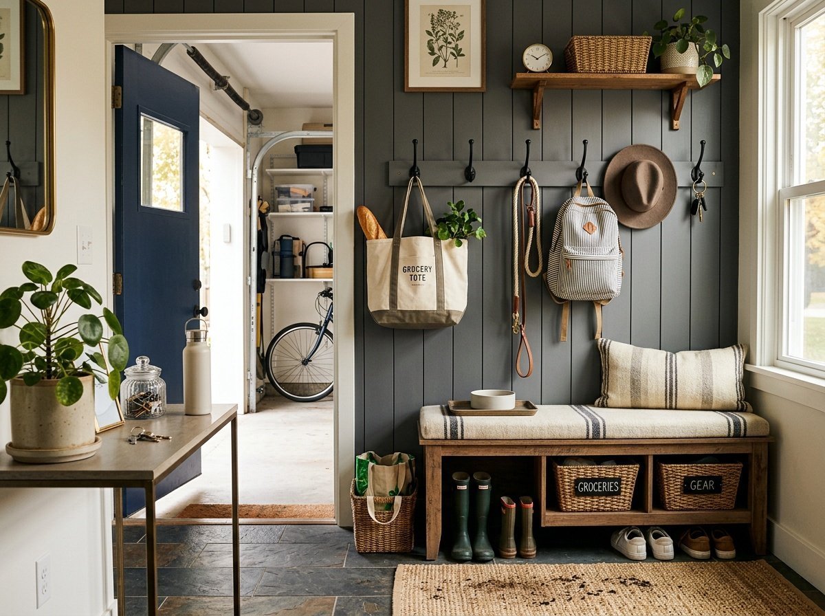 Garage Mudroom Ideas: No-Renovation Entry Zone Design