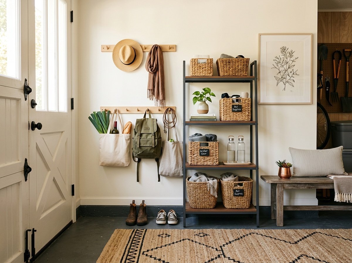 Garage Mudroom Ideas: No-Renovation Entry Zone Design