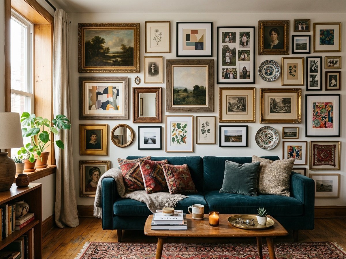 Gallery Wall Ideas: How to Style a Maximalist Salon Wall
