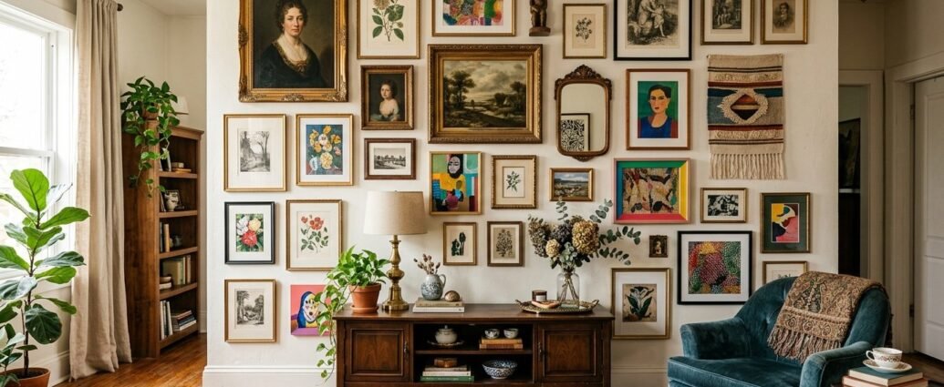 Gallery Wall Ideas: How to Style a Maximalist Salon Wall