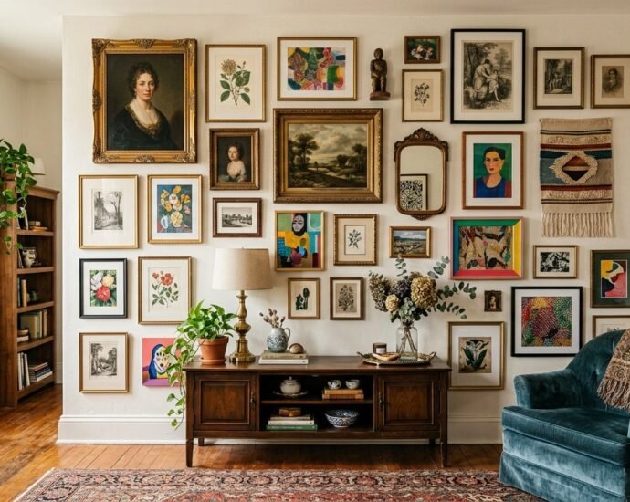 Gallery Wall Ideas: How to Style a Maximalist Salon Wall