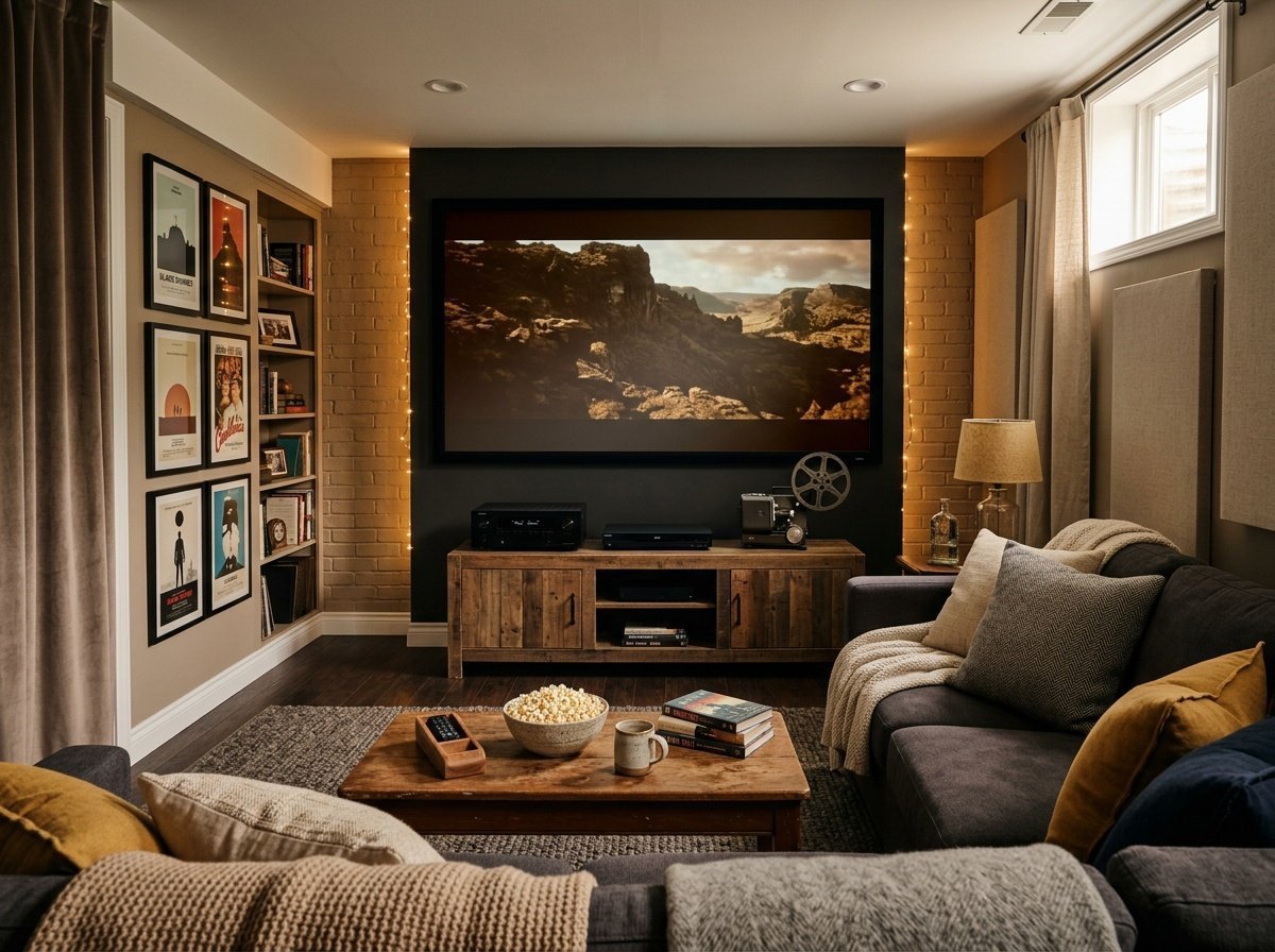 Basement Home Theater Ideas: DIY Movie Room on Any Budget