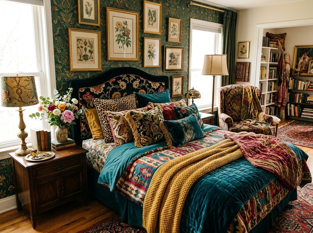 Maximalist Bedroom Ideas: Bold, Layered & Indulgent