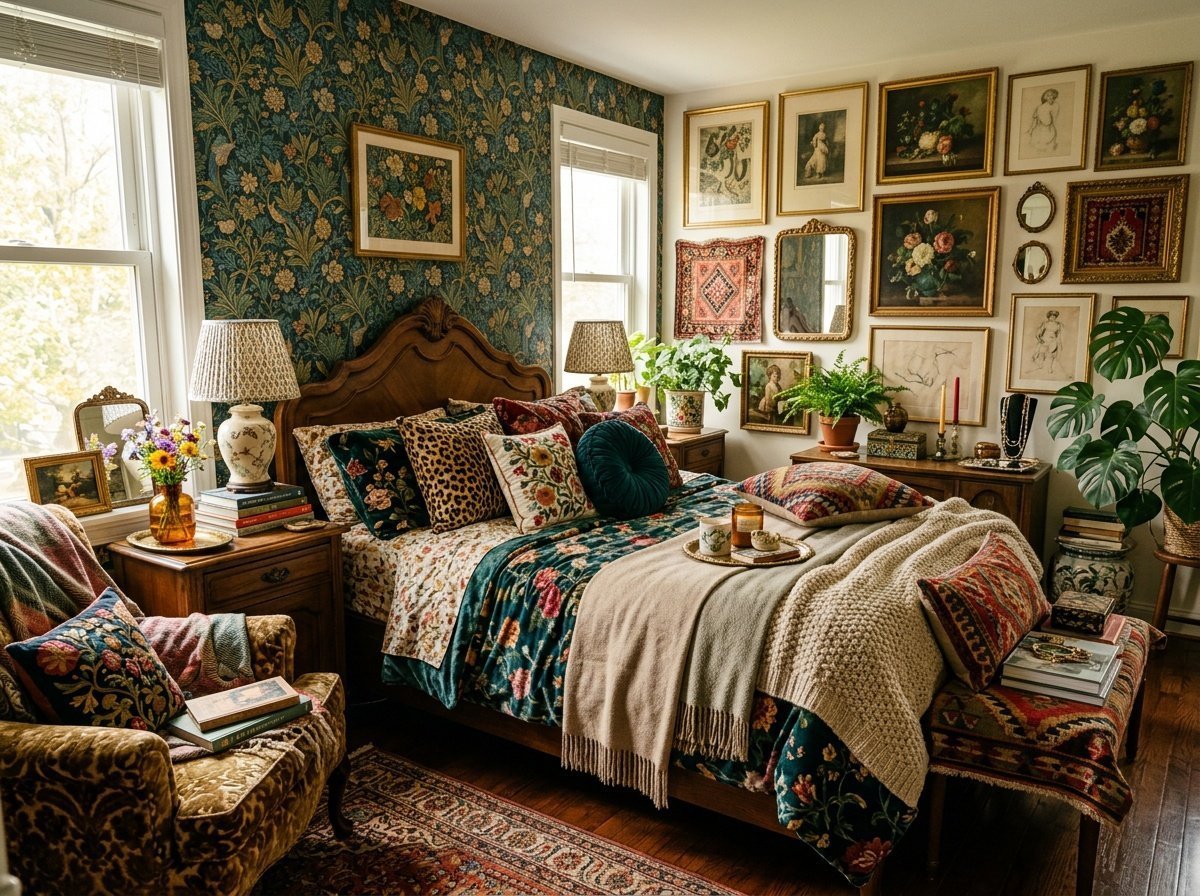 Maximalist Bedroom Ideas: Bold, Layered & Indulgent