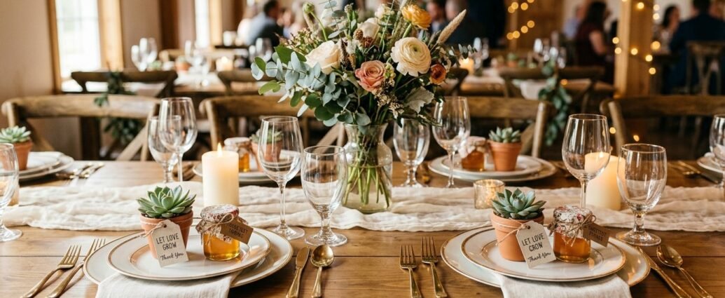 10 DIY Wedding Favors That Double as Table Décor