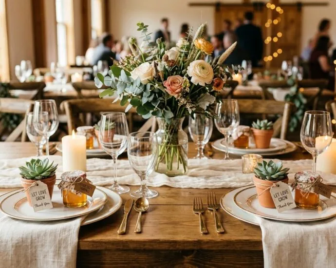 10 DIY Wedding Favors That Double as Table Décor