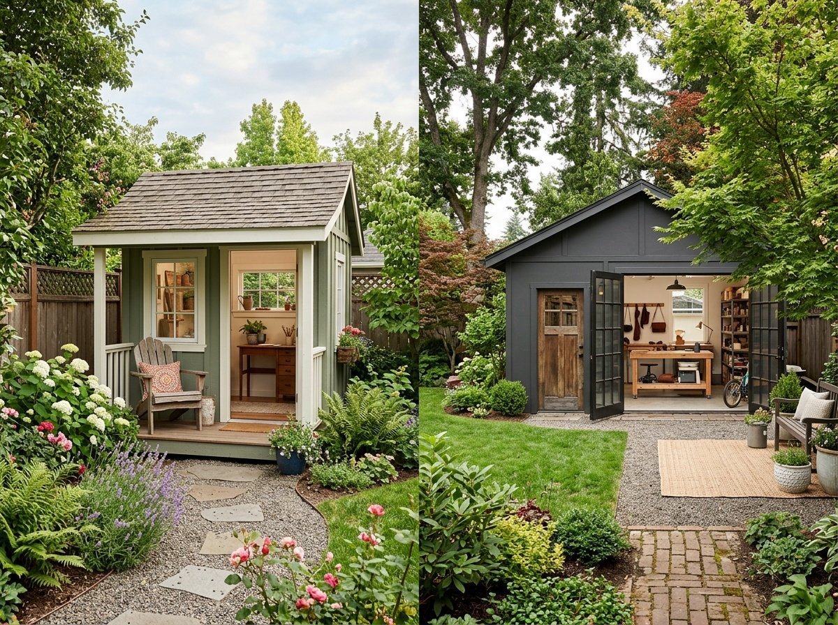 She Shed vs Garage Studio: Which Backyard Space Is Right for You?