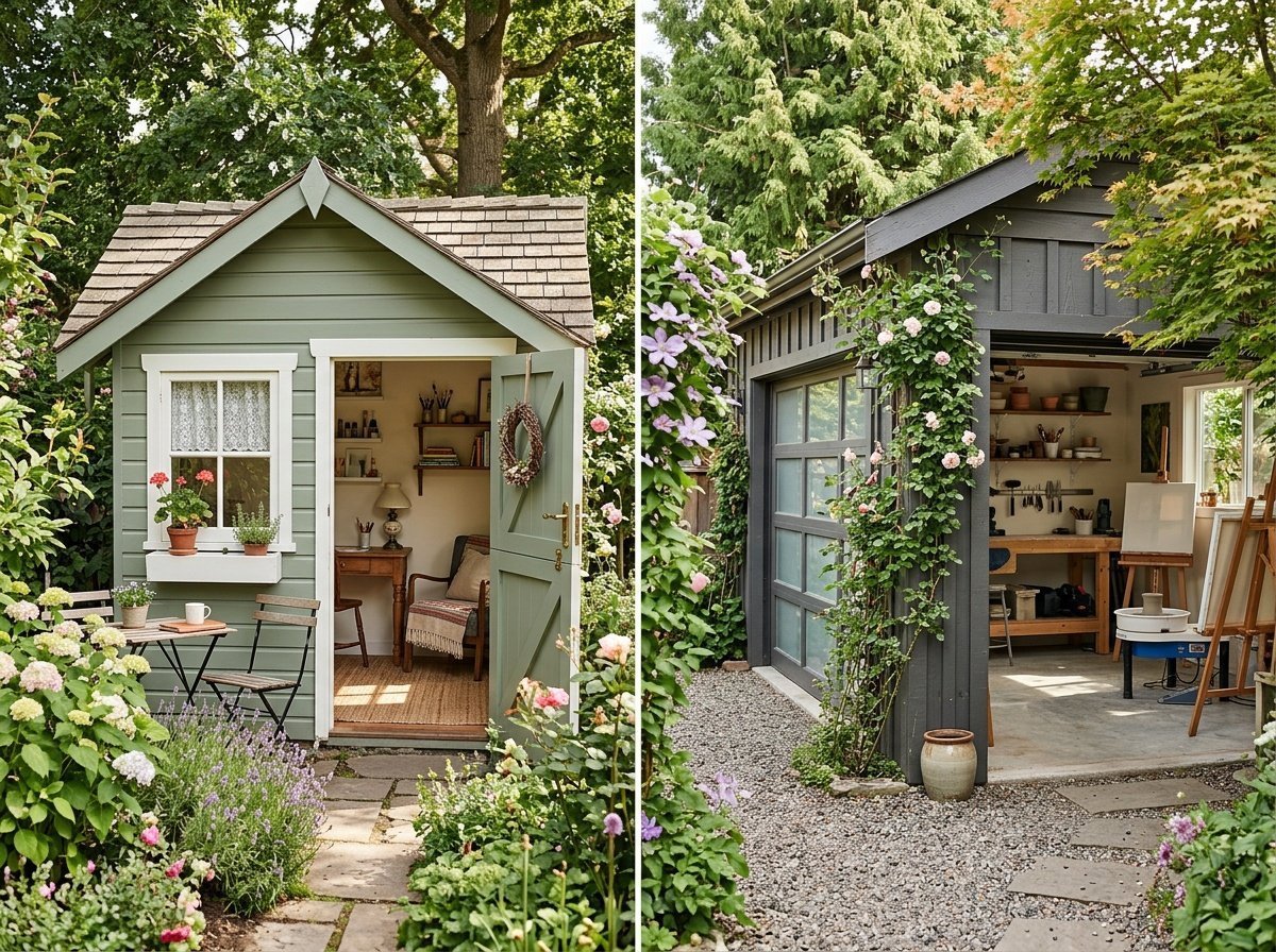 She Shed vs Garage Studio: Which Backyard Space Is Right for You?