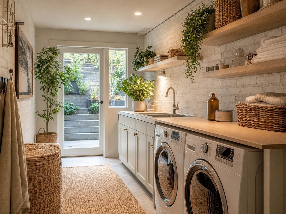 Basement Laundry Room Ideas: Bright, Organized & Stylish