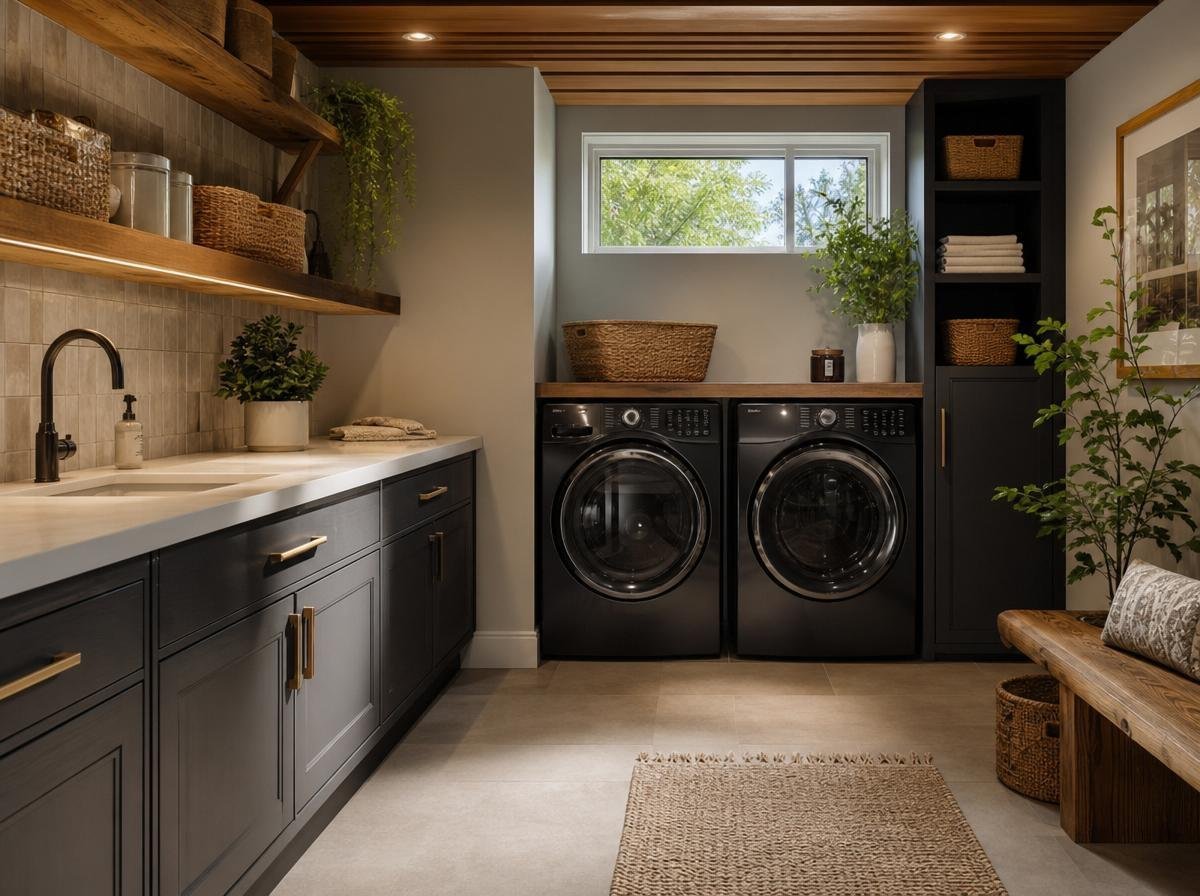Basement Laundry Room Ideas: Bright, Organized & Stylish