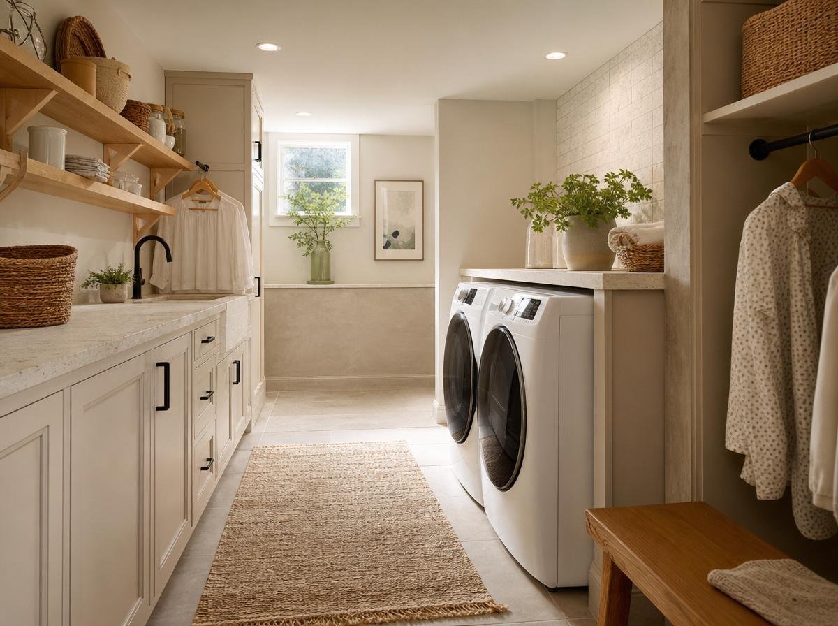Basement Laundry Room Ideas: Bright, Organized & Stylish