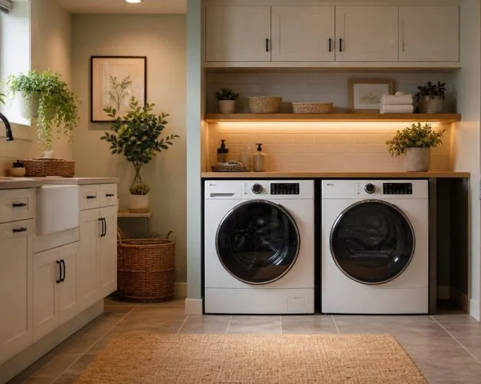 Basement Laundry Room Ideas: Bright, Organized & Stylish