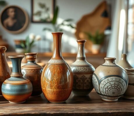 handcrafted ceramic vases