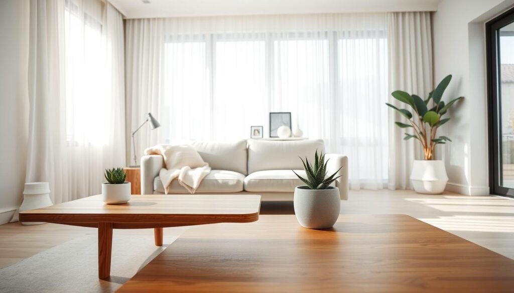 serene balanced interior