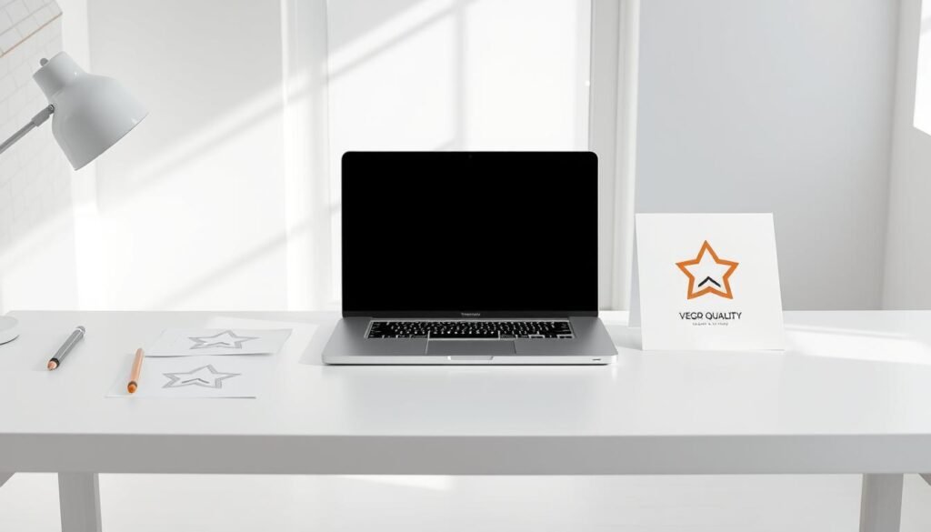 step by step minimalist logo creation
