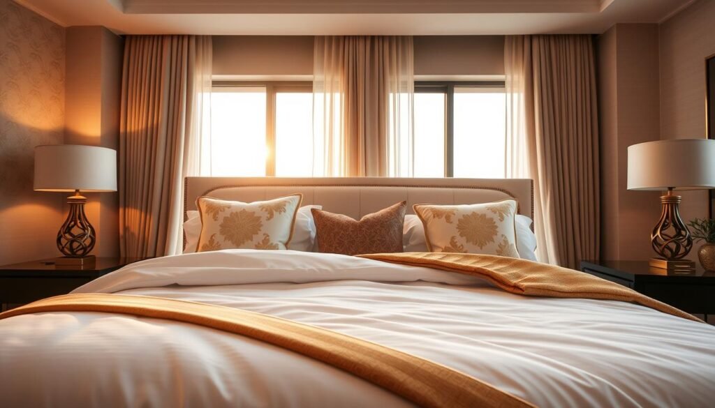 luxury hotel style bedding