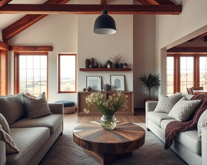 modern country home decor