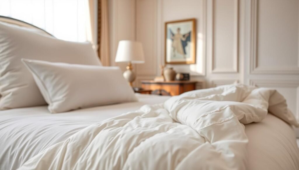 luxury white bedding on a bed luxury white bedding on a bed