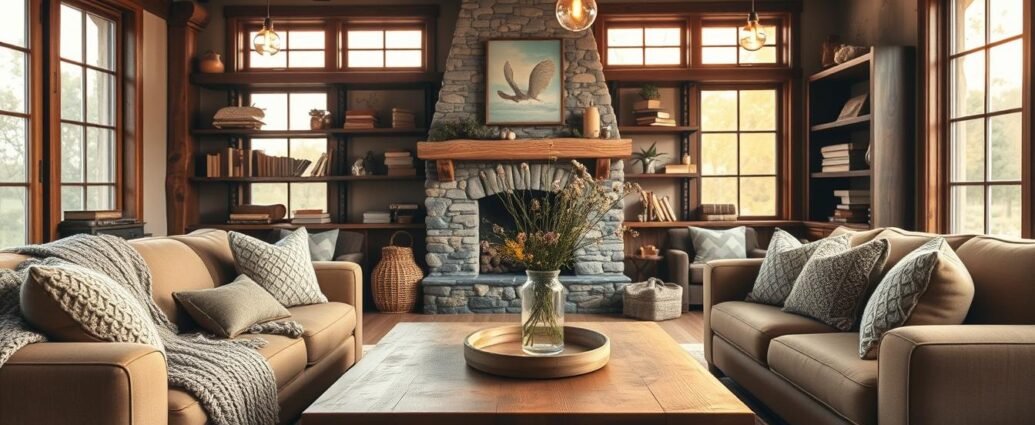 rustic decor for living room