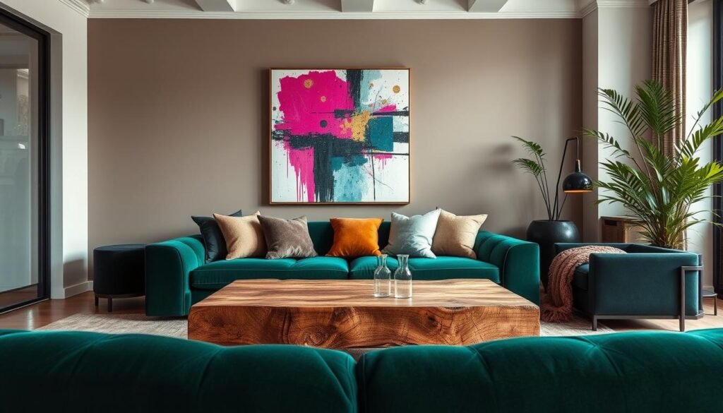 bold color and texture design