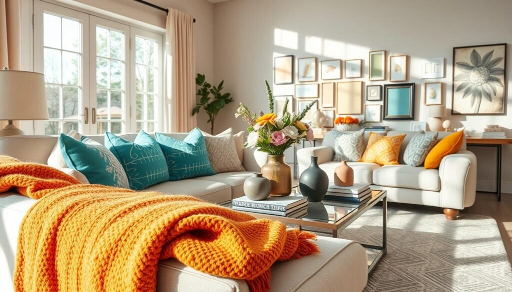 seasonal home refresh with color and accessories